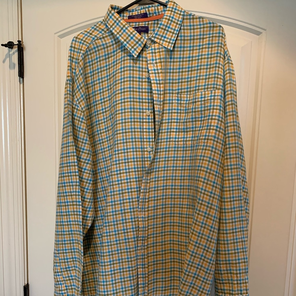 Alan Flusser button down shirt